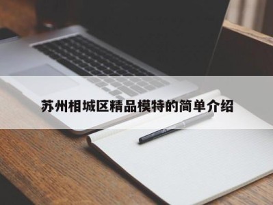 厦门苏州相城区精品模特的简单介绍