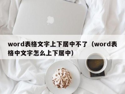 厦门word表格文字上下居中不了（word表格中文字怎么上下居中）