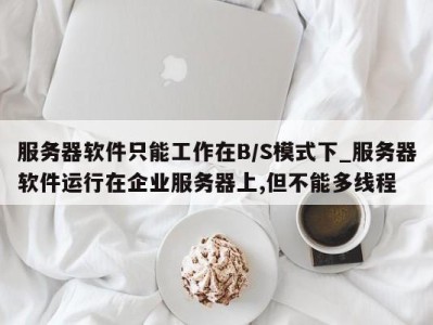 厦门服务器软件只能工作在B/S模式下_服务器软件运行在企业服务器上,但不能多线程 